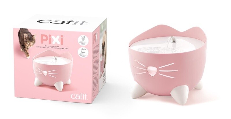 Pixi Cat Fountain Light Pink