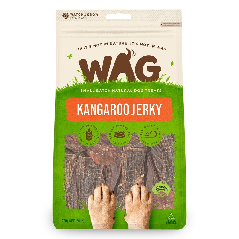 WAG Kangaroo Jerky 750gm