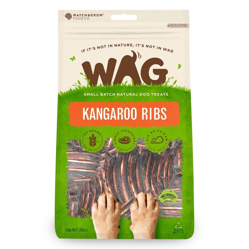 WAG Kangaroo Ribs 750gm
