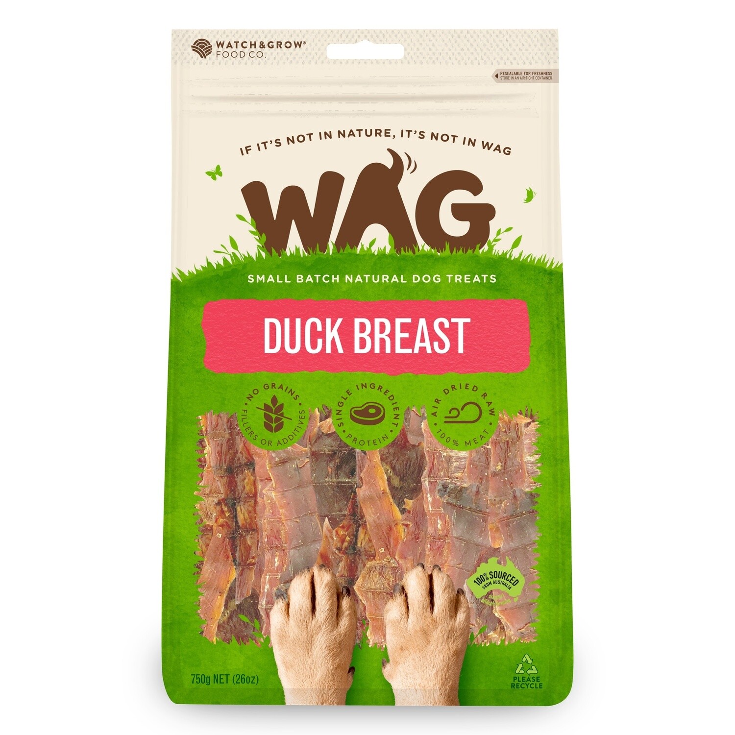 WAG Duck Breast 750gm