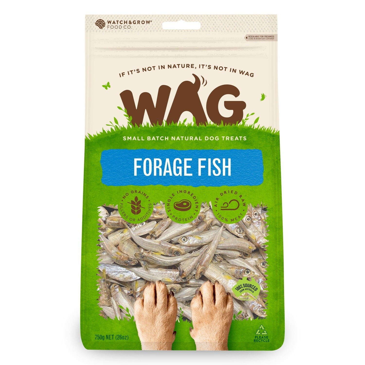 WAG Forage Fish 750gm
