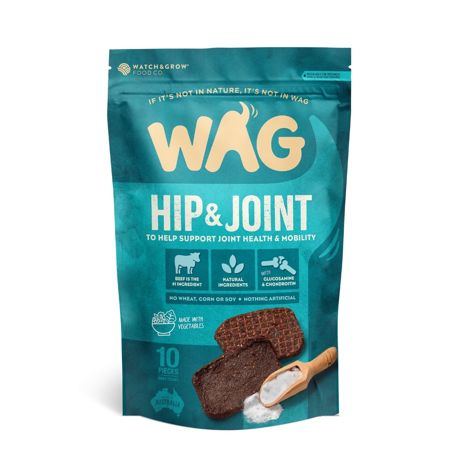 WAG Beef Jerky Hip &amp; Joint 10 Pack