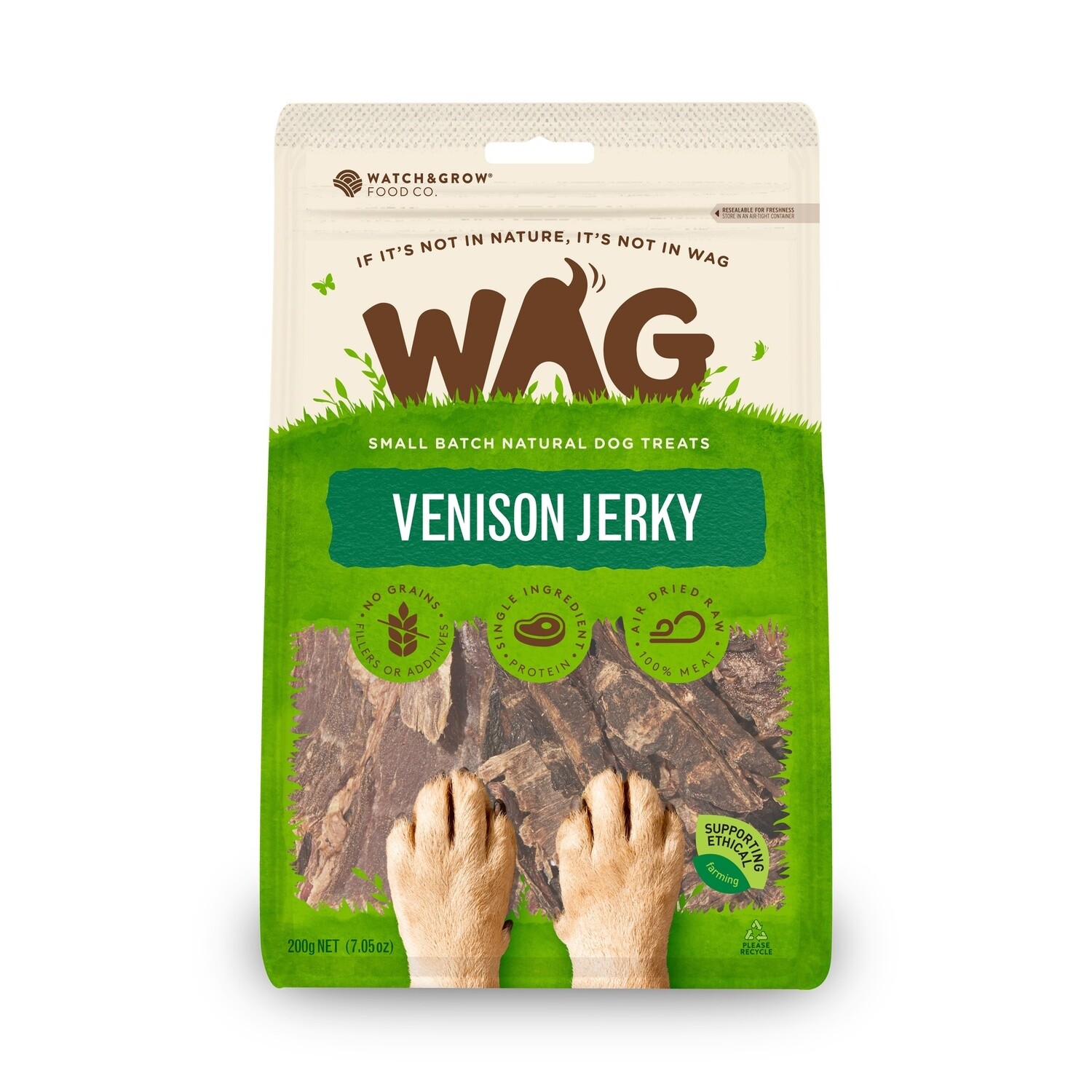 WAG Venison Jerky 200gm