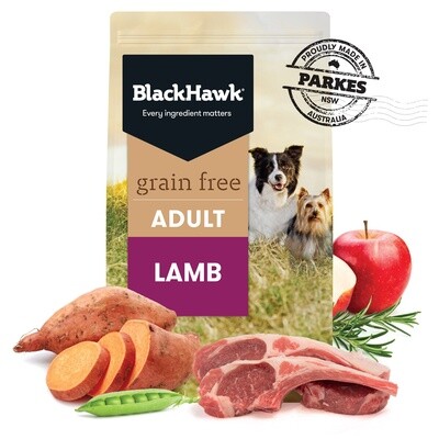 Black Hawk Grain Free Lamb 7Kg