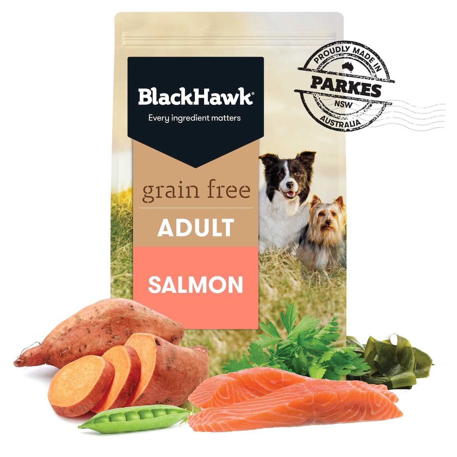 Black Hawk Grain Free Salmon Dry Dog Food 15Kg