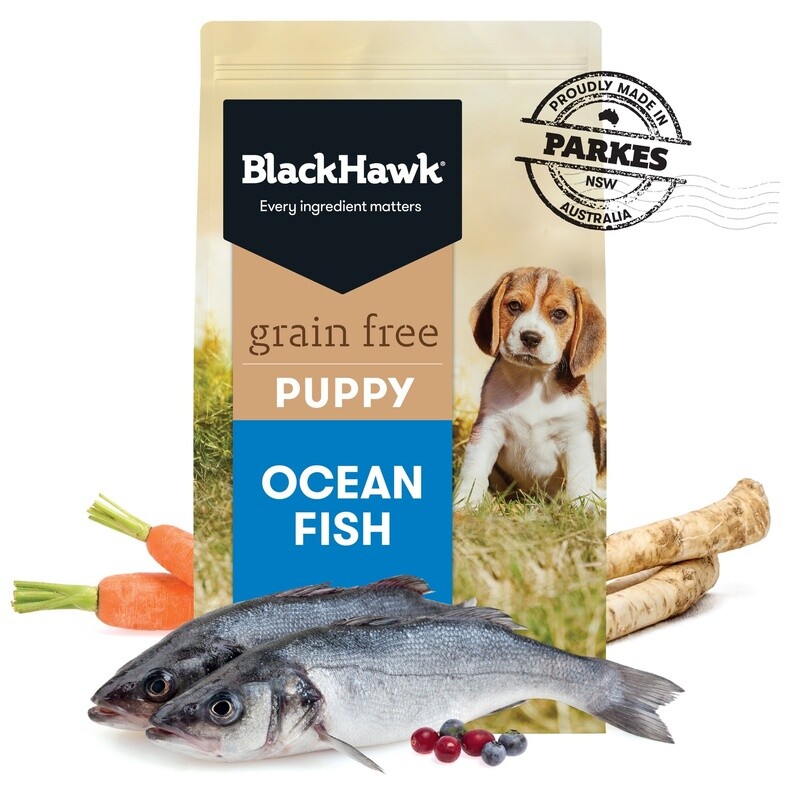 Black Hawk Grain Free Puppy Ocean Fish 2.5Kg