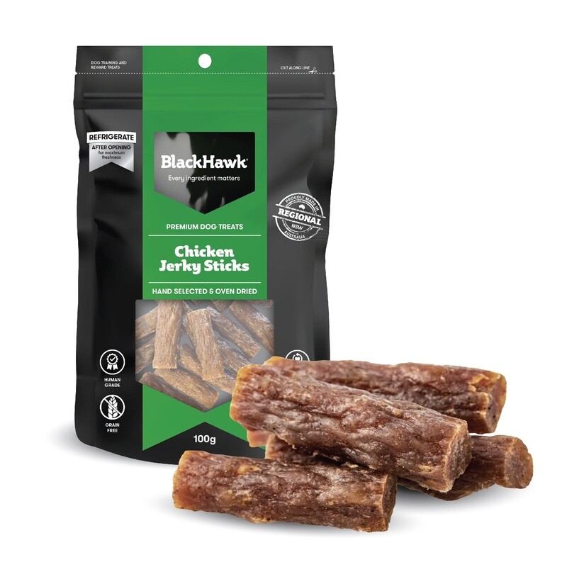 Black Hawk Dog Treats Chicken Jerky Sticks 100G