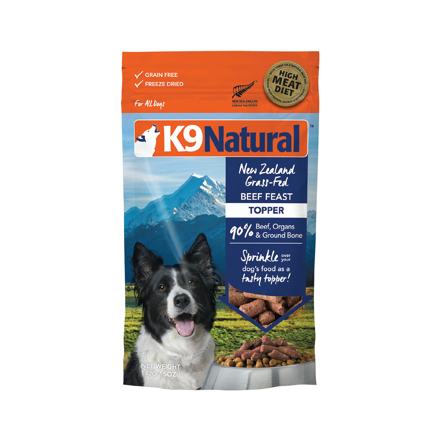 K9 Natural Beef Feast Topper 142g