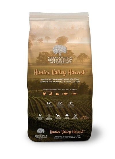 Vetalogica Biologically Appropriate Hunter Valley Harvest Dog Food 11kg