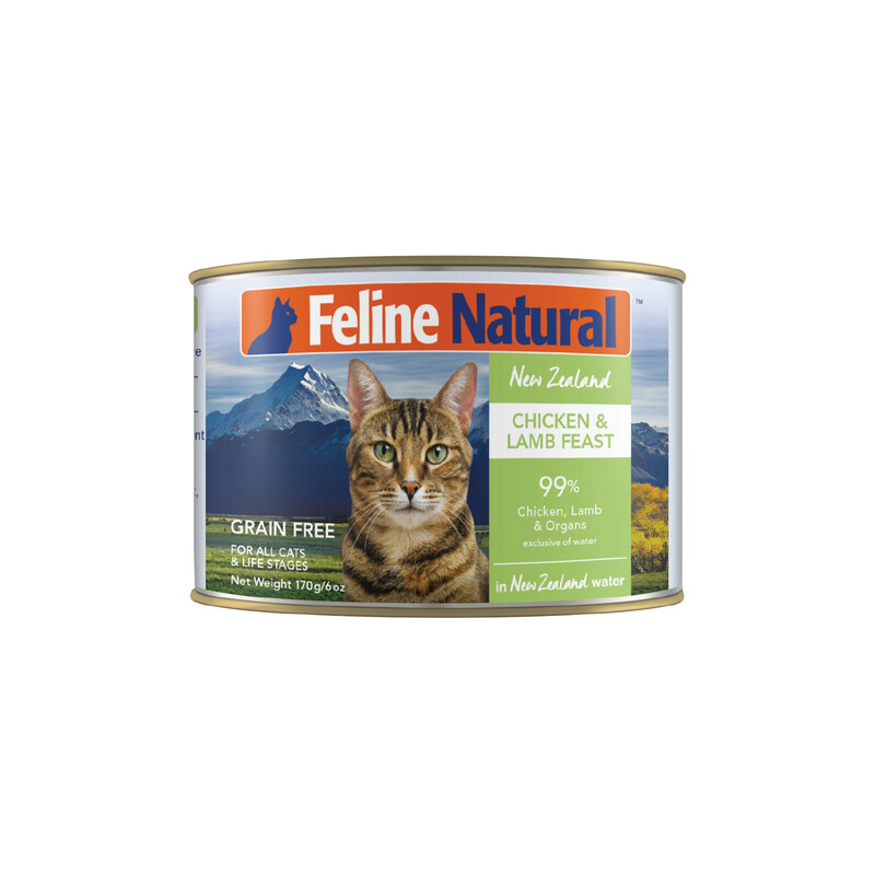 Feline Natural Chicken &amp; Lamb Feast 170g can