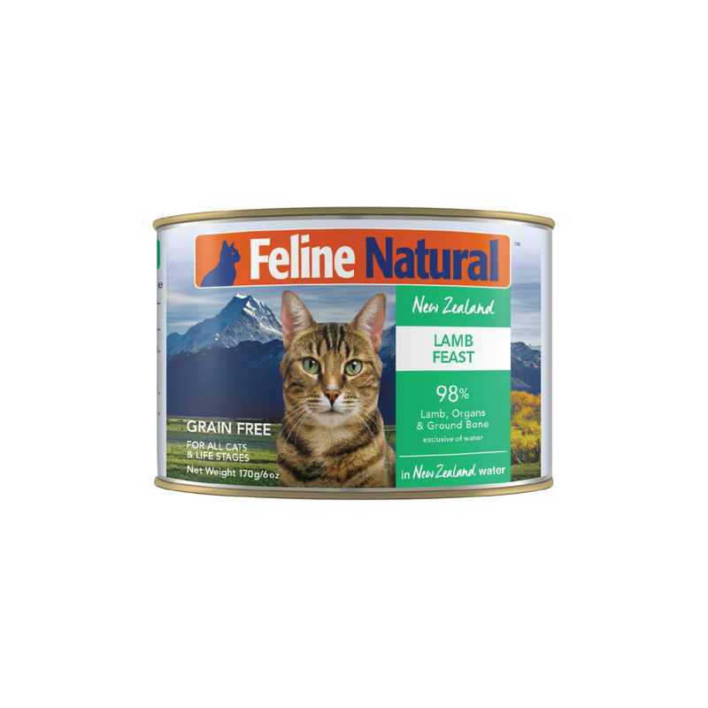 Feline Natural Lamb Feast 170g can