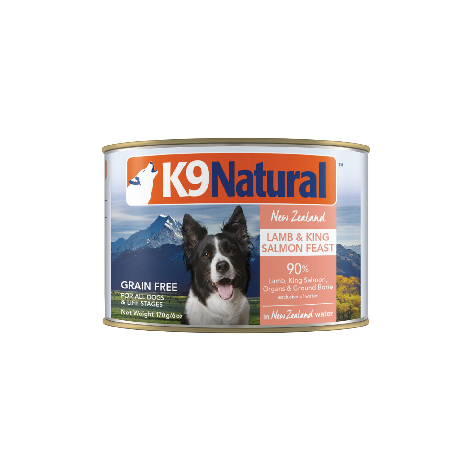 K9 Natural Lamb &amp; Salmon feast 170g can