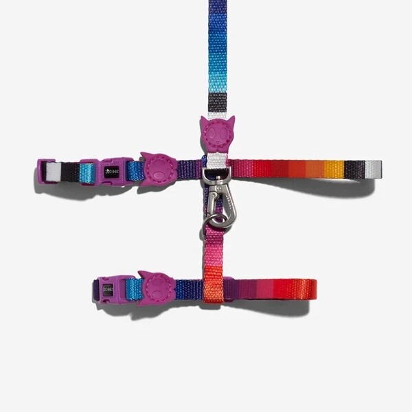 Zee Cat PRISMA HARNESS + LEASH SET