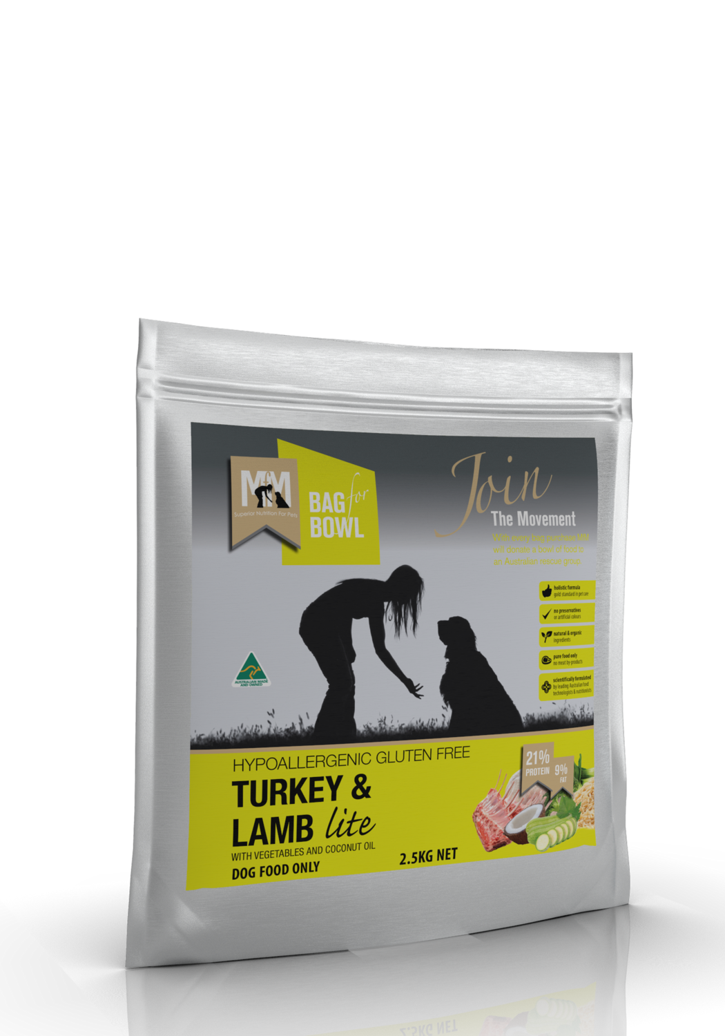 MFM Dog Lite Turkey &amp; Lamb Gluten Free 2.5Kg