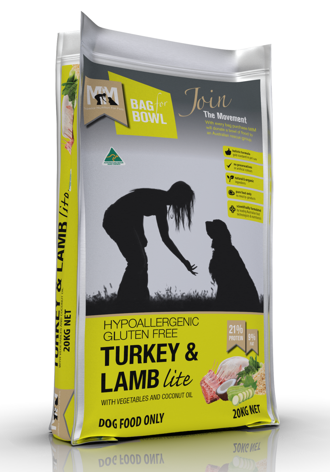 MFM Dog Lite Turkey &amp; Lamb Gluten Free 20Kg