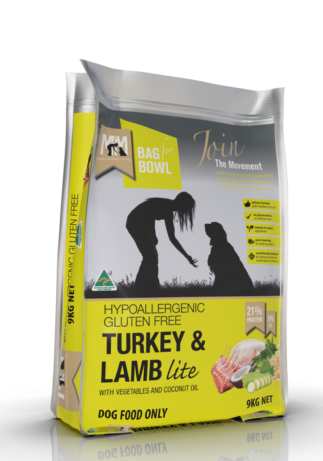 MFM Dog Lite Turkey &amp; Lamb Gluten Free 9Kg