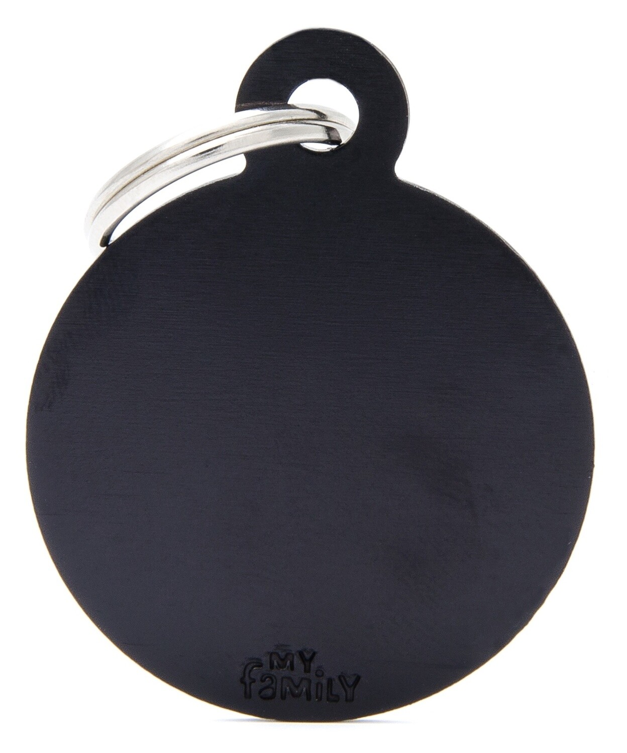 My Family Basic Circle Black Large