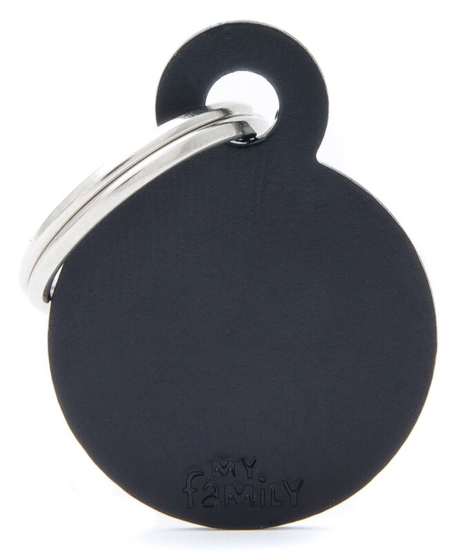 My Family Basic Circle Black Small