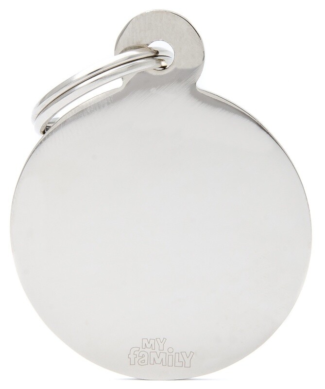 My Family Basic Circle Chrome Large