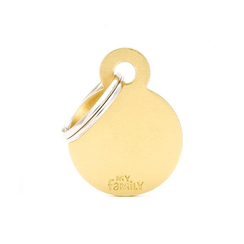 My Family Basic Circle Gold Small