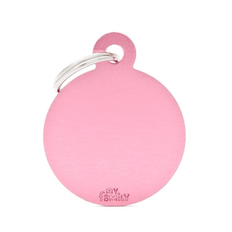 My Family Basic Circle Pink Large