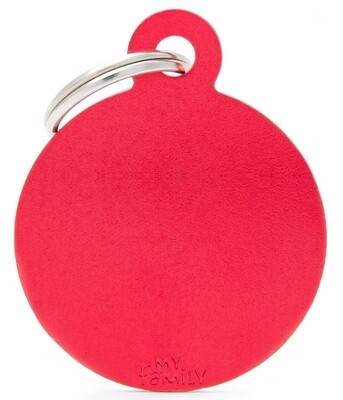 My Family Basic Circle Red Large