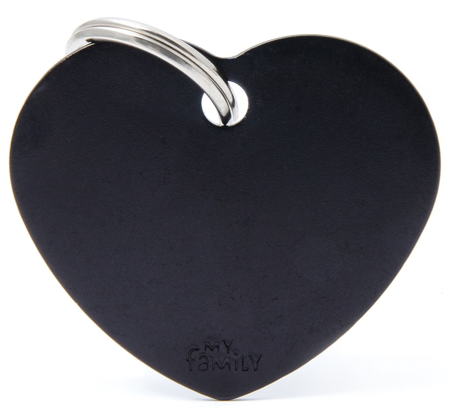 My Family Basic Heart Black Large