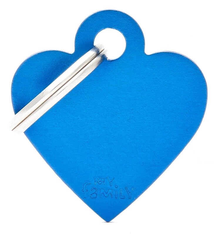 My Family Basic Heart Blue Small