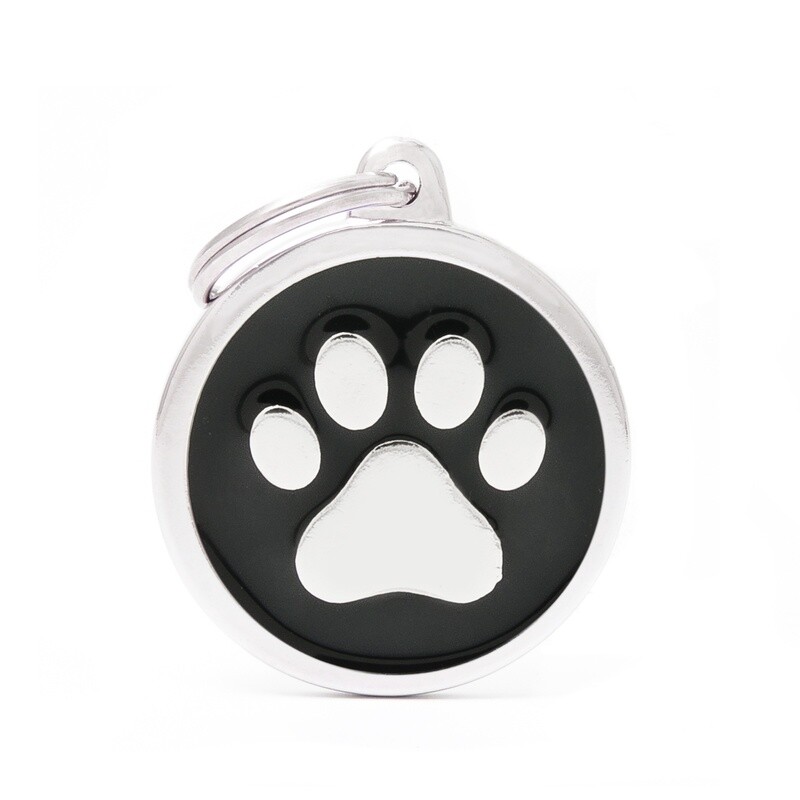 My Family Classic Paw Black Large