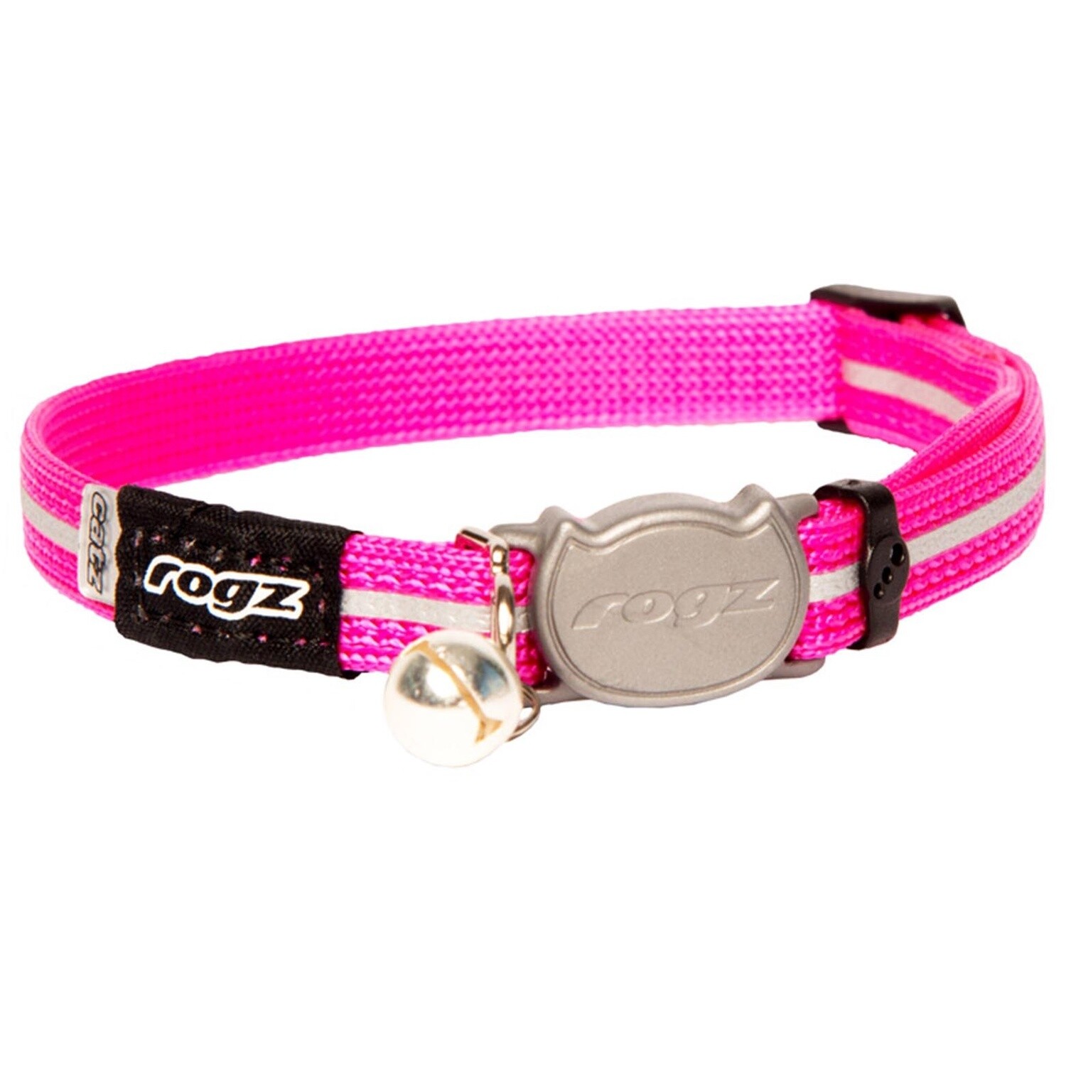 Rogz Alleycat Safety Release Collar Pink Xsml