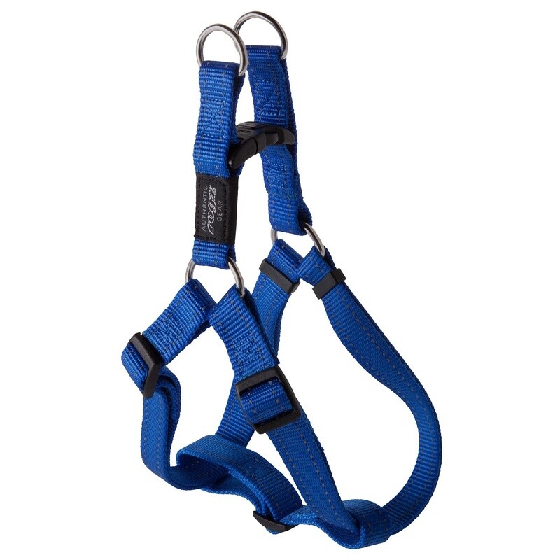 Rogz Classic Step-In Harness Blue Lge