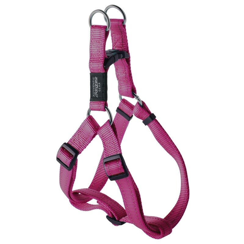 Rogz Classic Step-In Harness Pink Lge