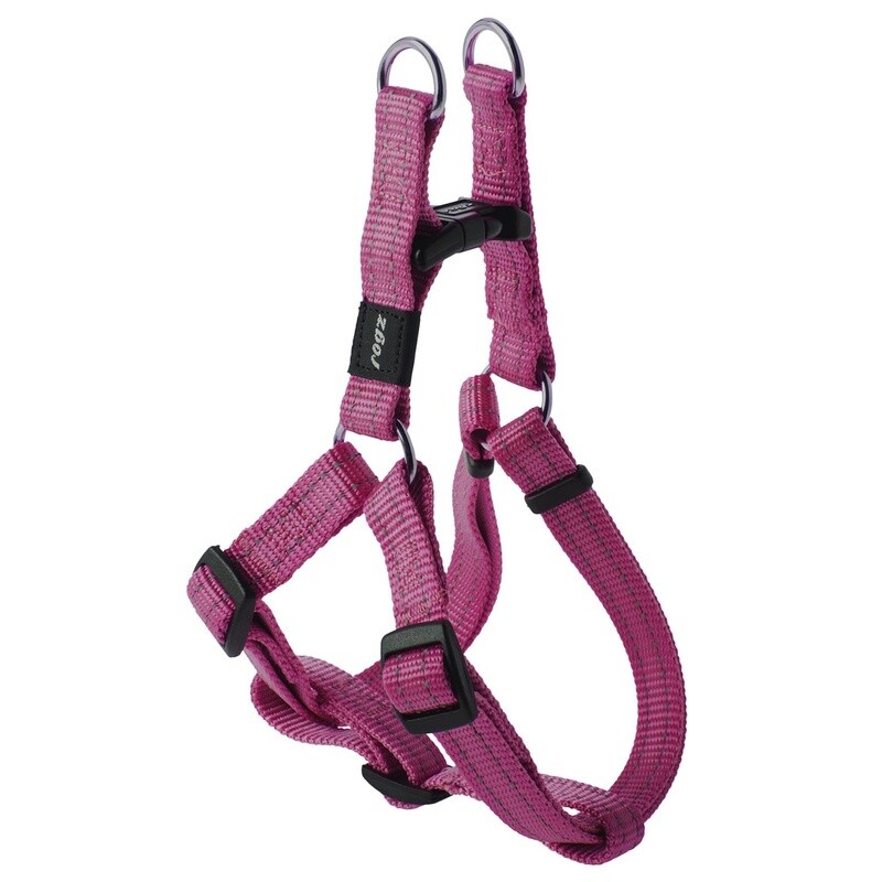 Rogz Classic Step-In Harness Pink Med