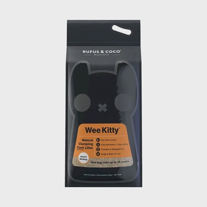 Wee Kitty Clumping Corn Litter 9Kg