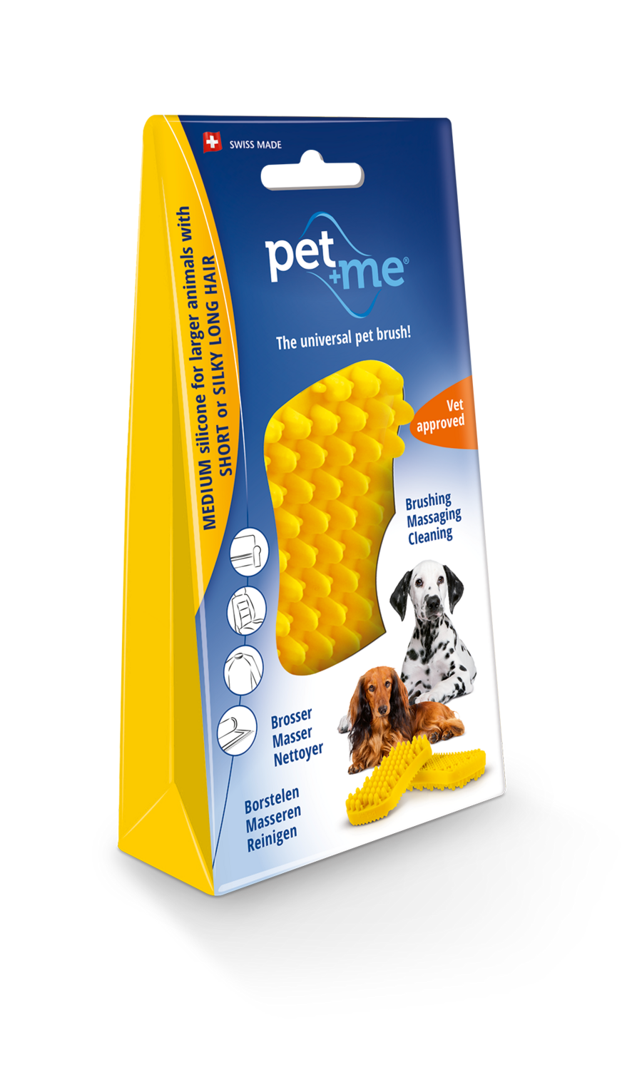 Pet + Me Brush Yellow