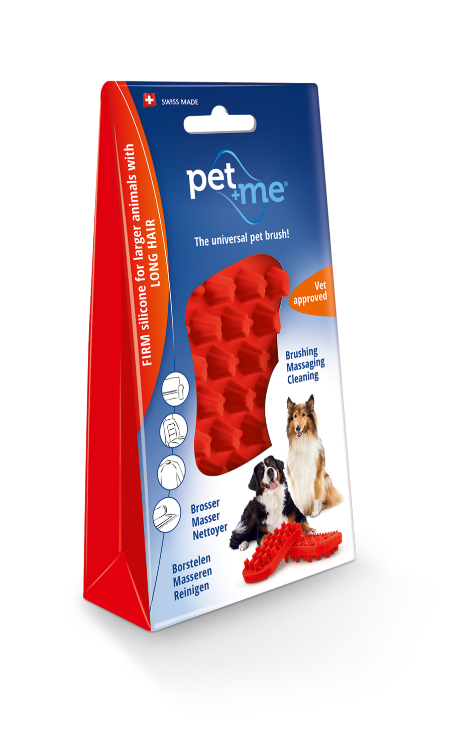 Pet + Me Brush Red