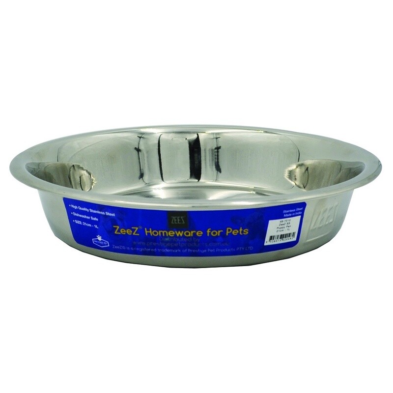 ZEEZ STAINLESS STEEL PUPPY PAN 20cm - 1L