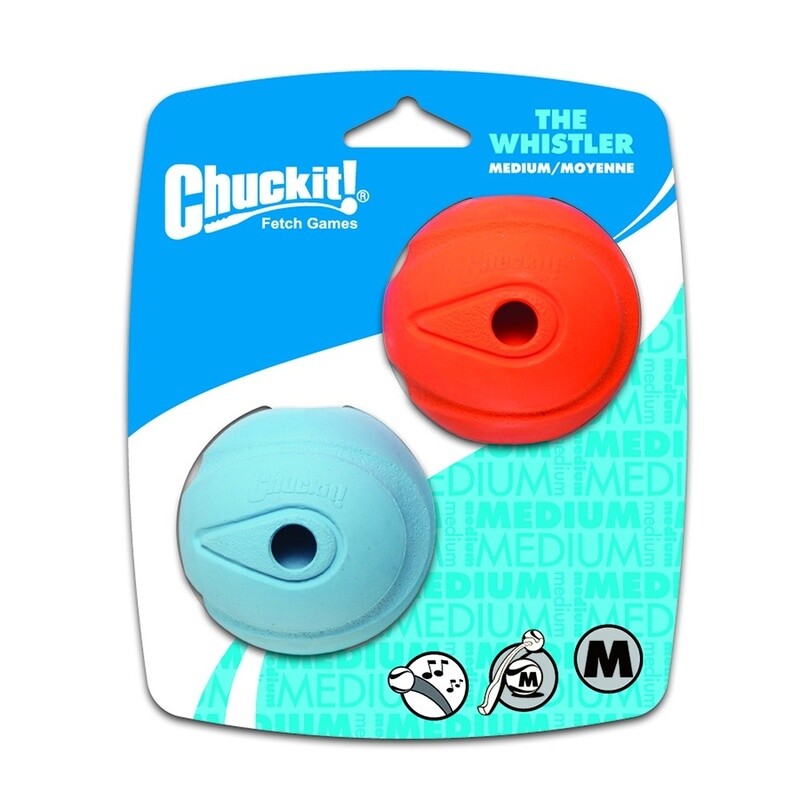 Chuckit! WHISTLER BALL Medium 6cm - 2pk