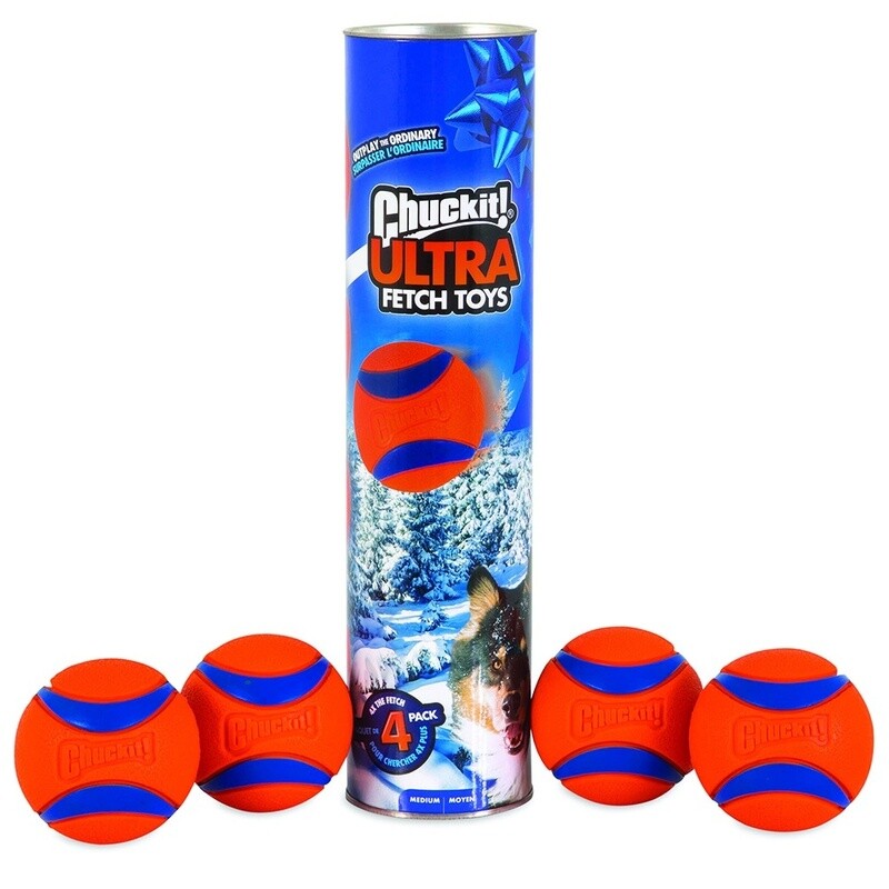 Chuckit! CANISTER ULTRA BALL Medium 4pk