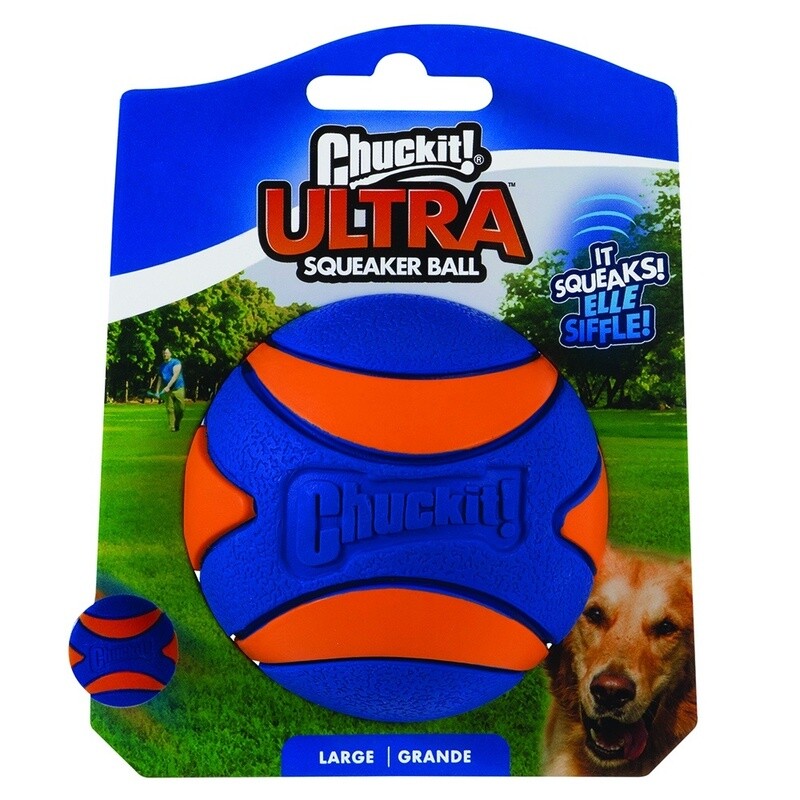 Chuckit! ULTRA SQUEAKER BALL Large 7.5cm - 1pk