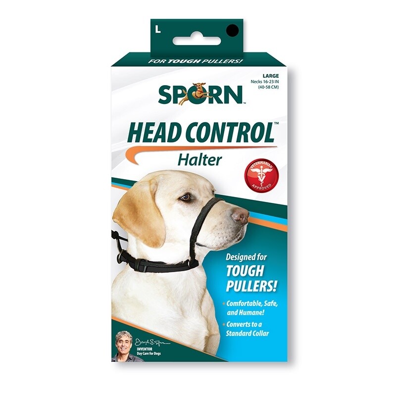 Sporn Head Halter Black Large