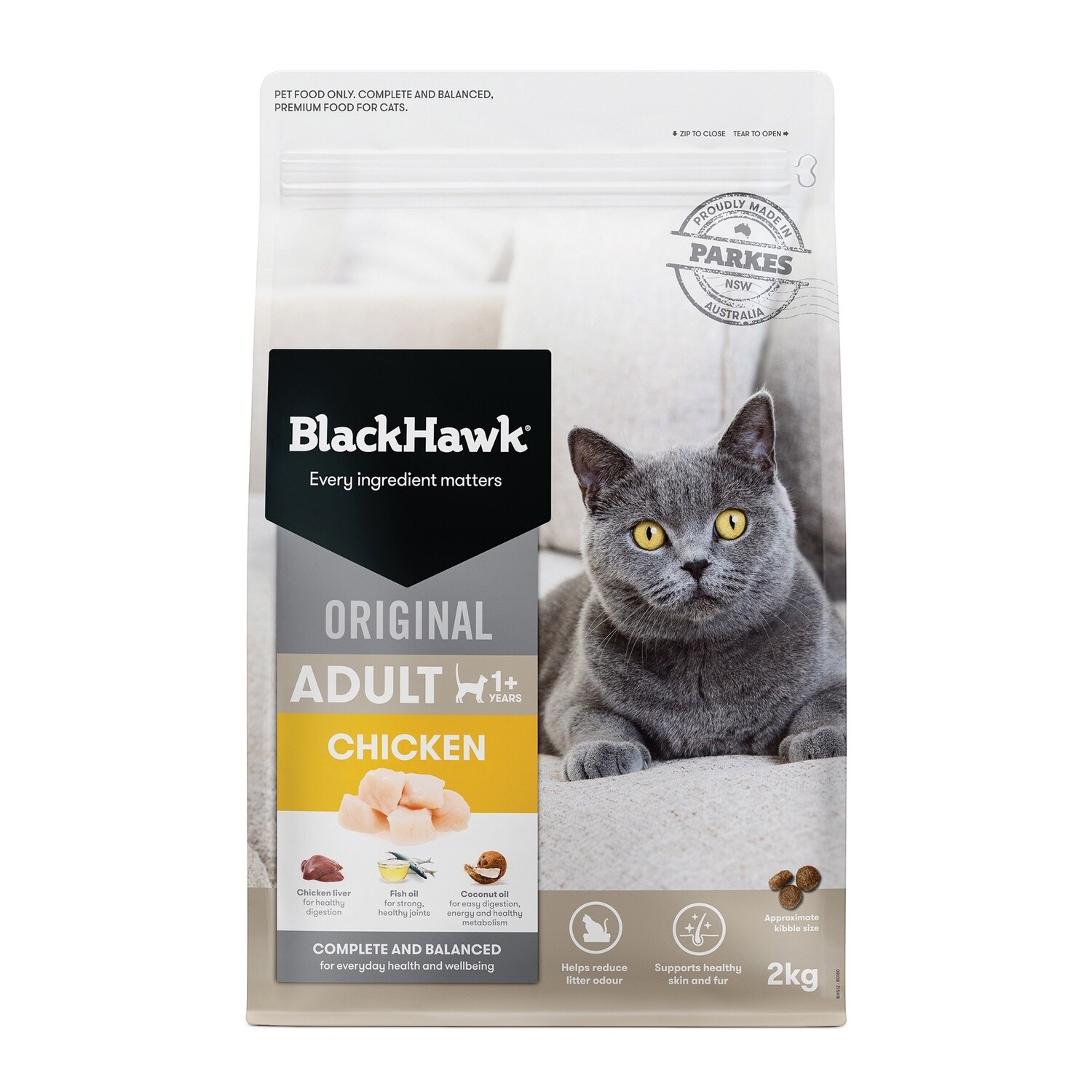 Black Hawk Cat Chicken Cat Food 2Kg