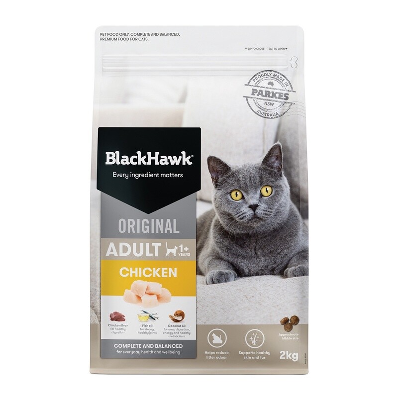Black Hawk Cat Chicken Cat Food 2Kg