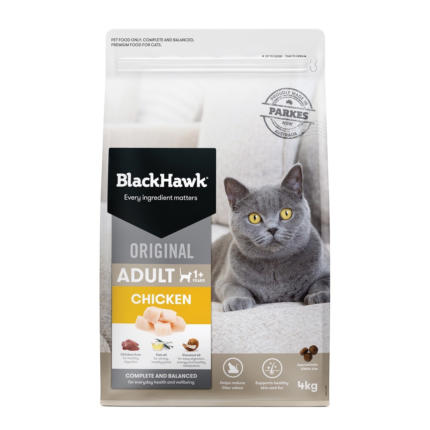 Black Hawk Cat Chicken Cat Food 4Kg