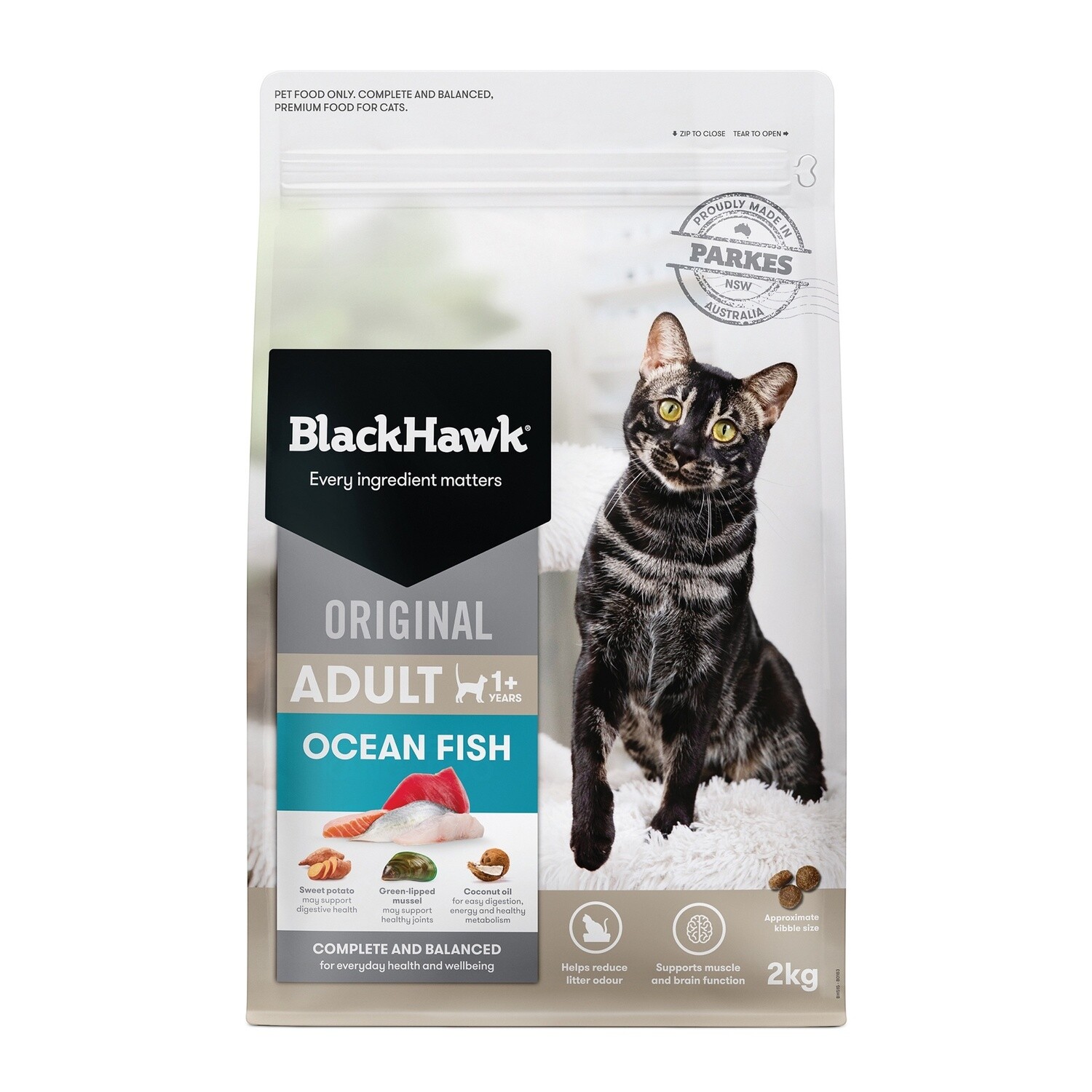 Black Hawk Cat Ocean Fish Cat Food 2Kg