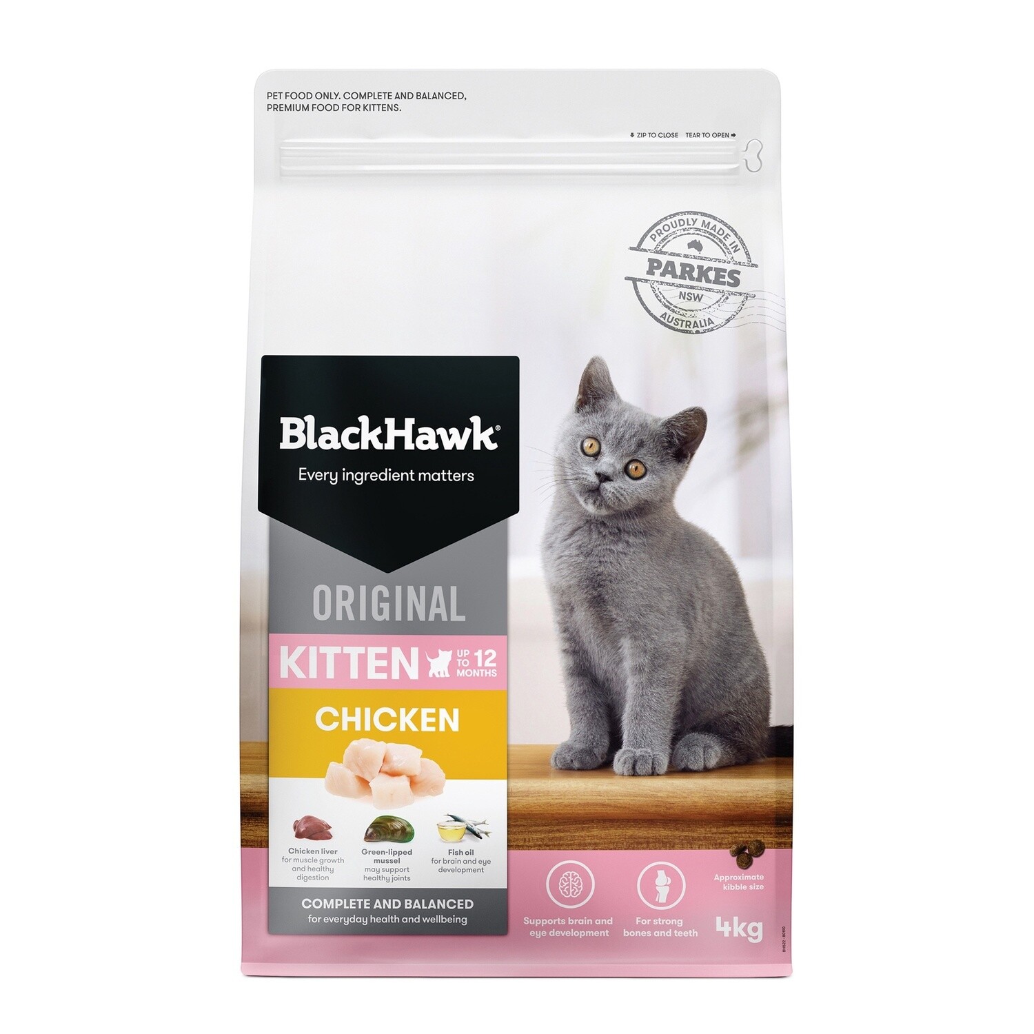 Black Hawk Kitten Chicken Kitten Food 4Kg