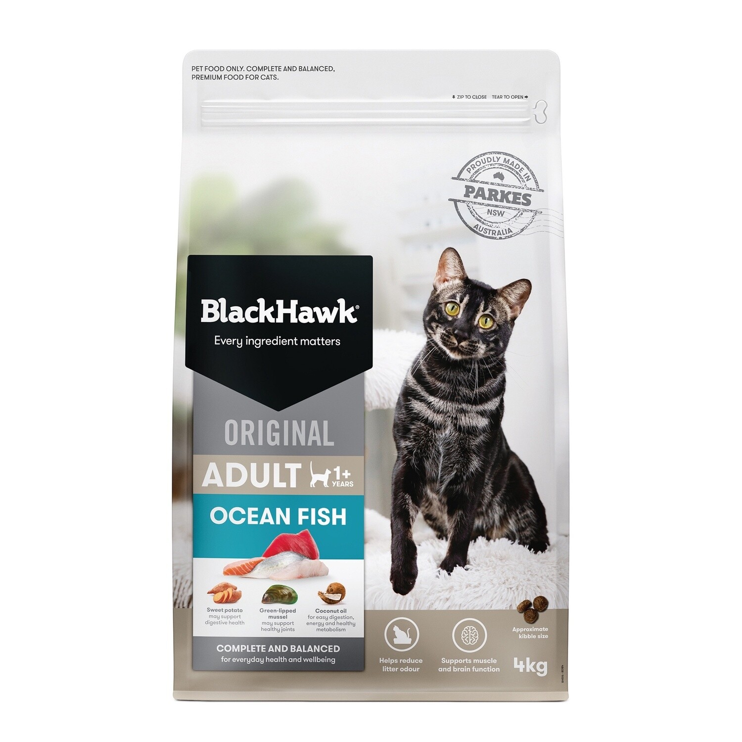 Black Hawk Cat Ocean Fish Cat Food 4Kg