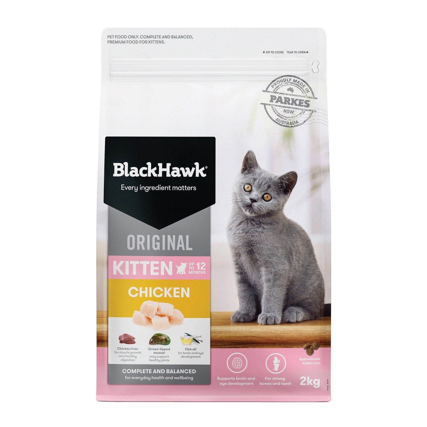 Black Hawk Kitten Chicken Kitten Food 2Kg