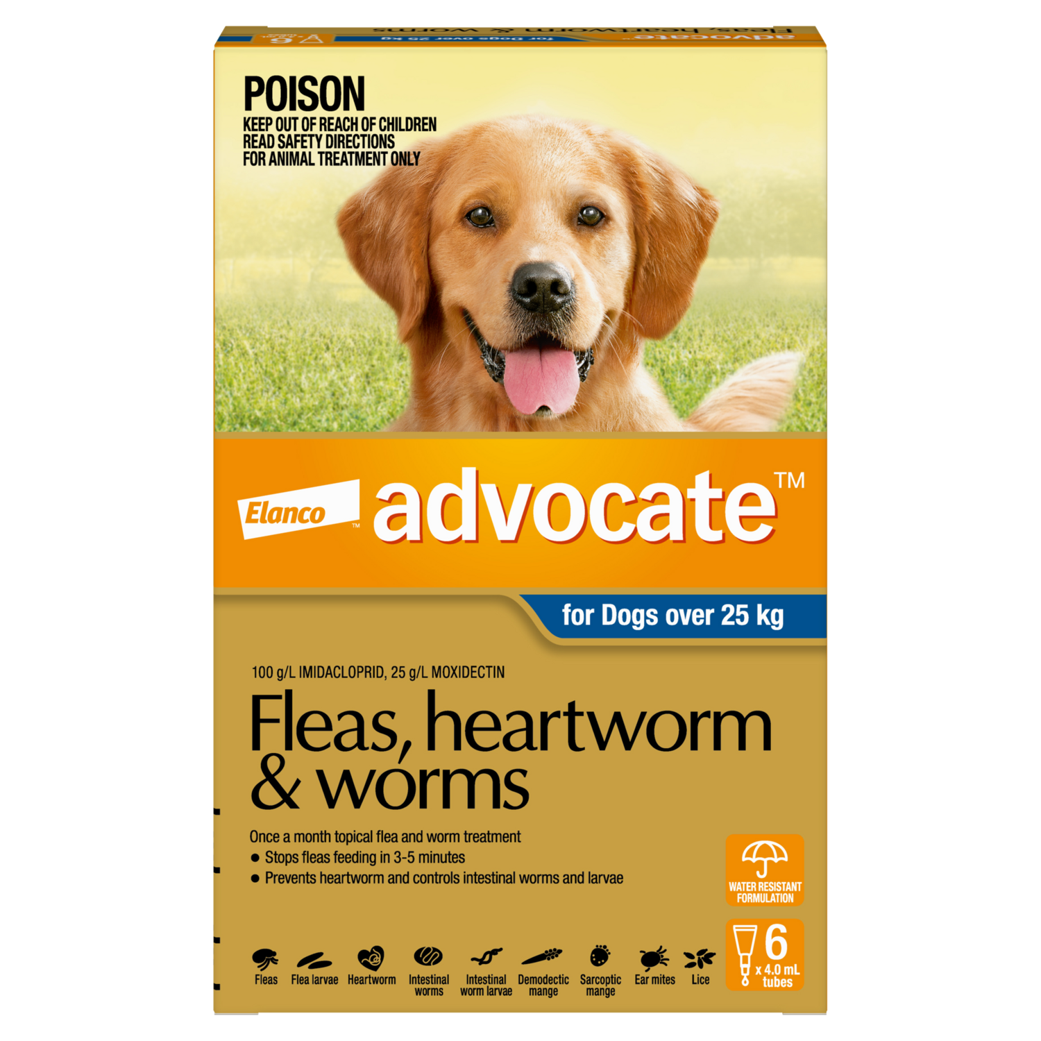 Advocate Dog  Over 25Kg Extra Large 6Pack