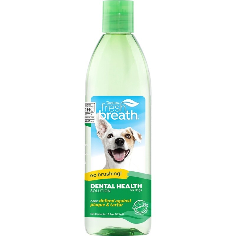 TropiClean Fresh Breath Dental Health Solution Original 473mL